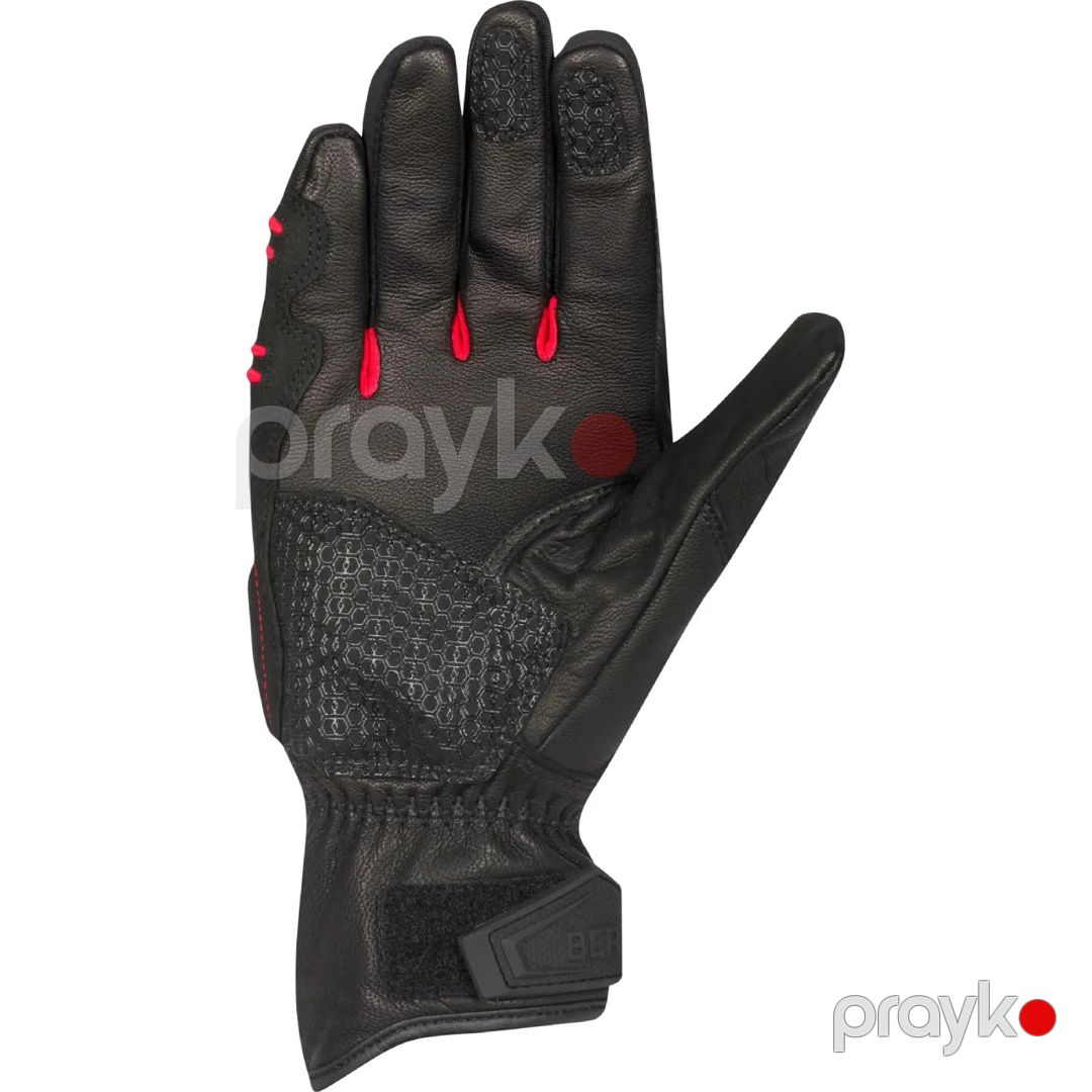 Motosikl əlcəkləri Bering Pitts Noir/Rouge T9, чёрный (BGE831) — Mallar, Bakı (2)