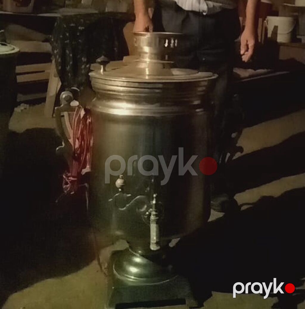 Elektrik samovar – iri həcmli, metal gövdəli, kranlı model — Samovarlar, Bərdə (3)