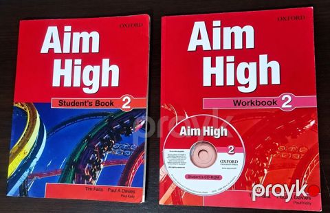 İngilis dili Aim high wordbook və student book İkisi birlikdə qiyməti — Bakı