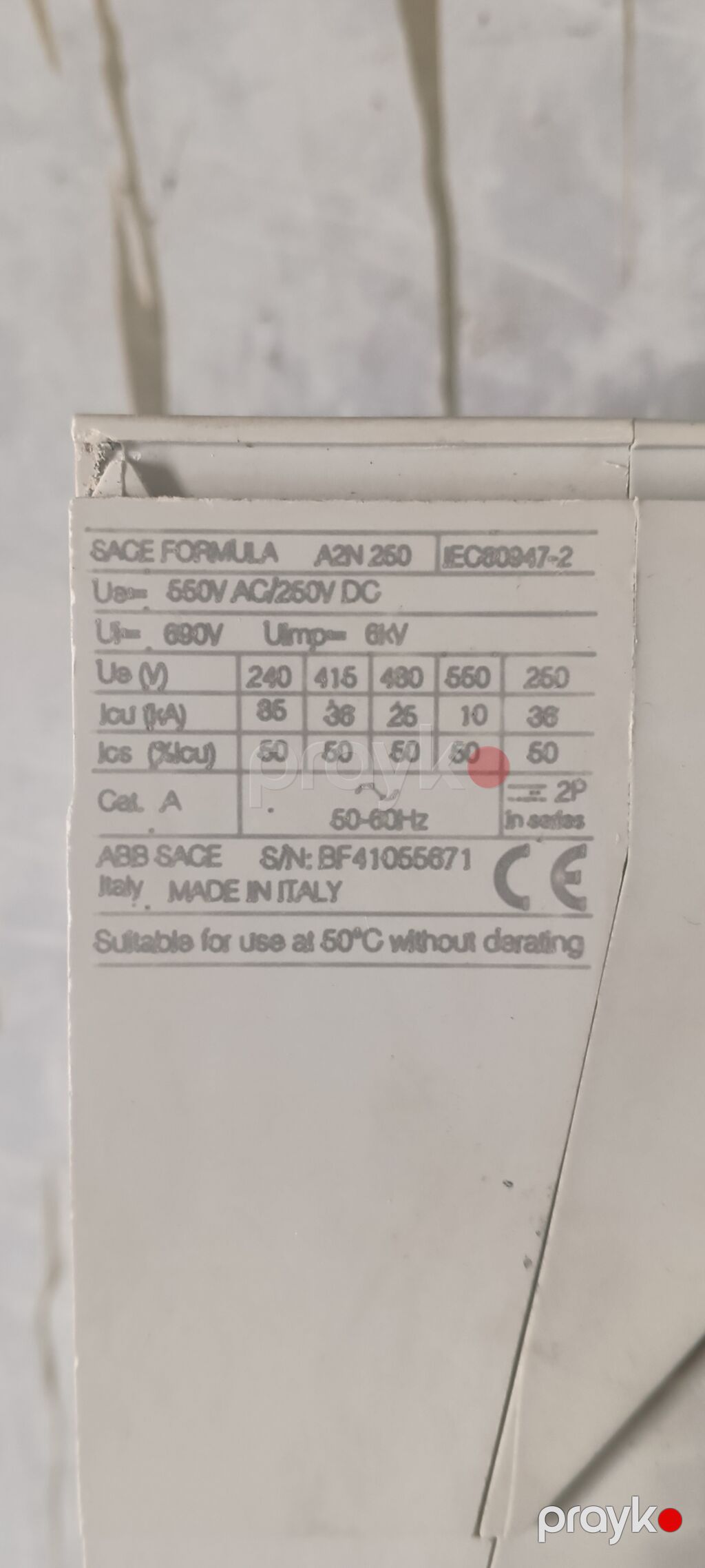 ABB Group Elektrik avtomat, 3 faza, Ödənişli quraşdırma — Keçici avadanlıqlar, Gəncə (2)
