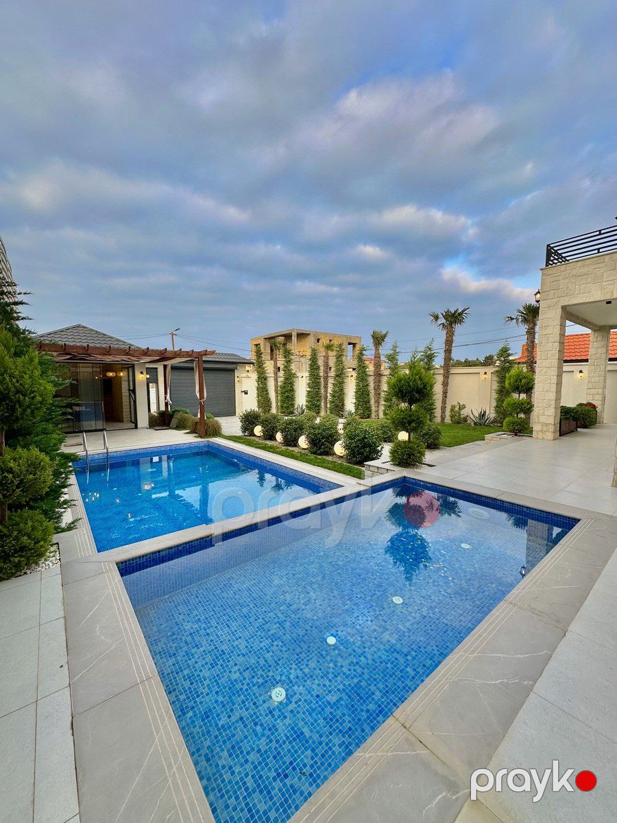 Satılır 6 otaqlı həyət evi/bağ evi 400 m² — Ev, villa, Bakı (2)