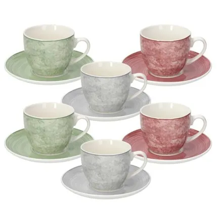 Çay dəsti Tognana İris Multicolor 12 parça — Столовая посуда