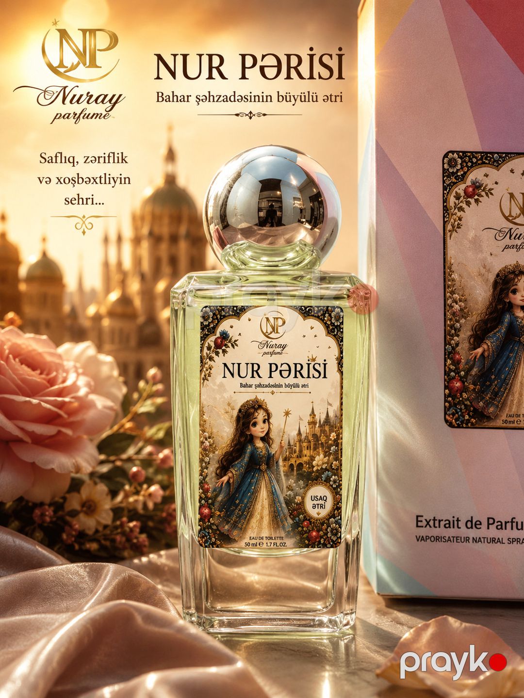 Nuray Parfume Nur Pərisi uşaqlar üçün tualet suyu 50 ml — Mallar, Bakı (2)