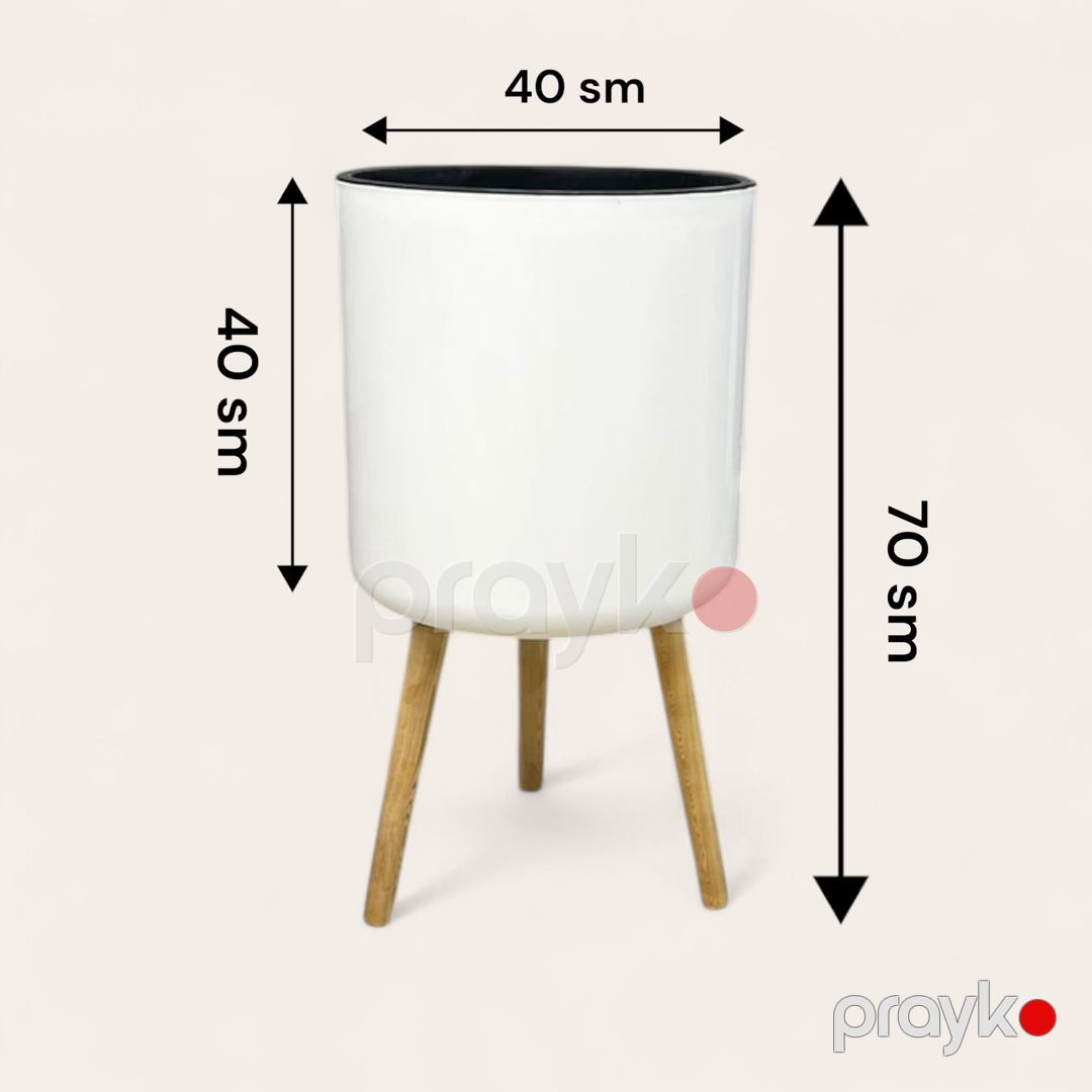 Dibçək Fazo, plastik, ağ, 70 L — Mallar, Bakı (3)