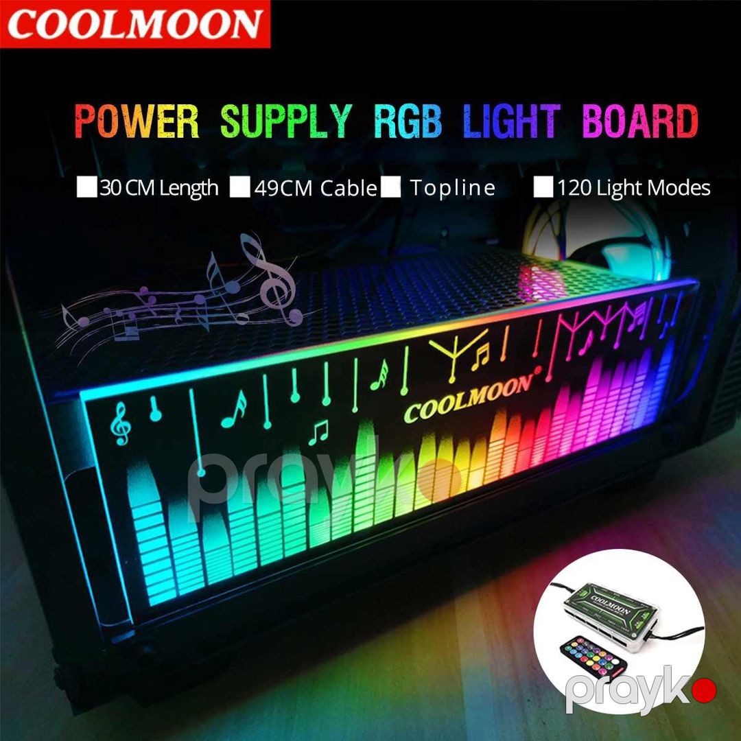 RGB Kuler "Coolmoon Cooltry" (Programable Cooler, Fan Controller) — Kompüterlər və noutbuklar, Bakı (3)