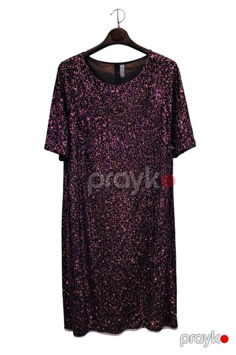 Qadınlar üçün kokteyl don 38673046, bənövşəyi, viskoz/laykra, ölçü 44 — Bakı