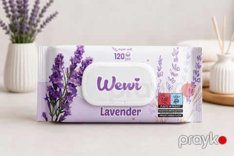 Nəm salfet Wewi Lavender 120 əd — Bakı