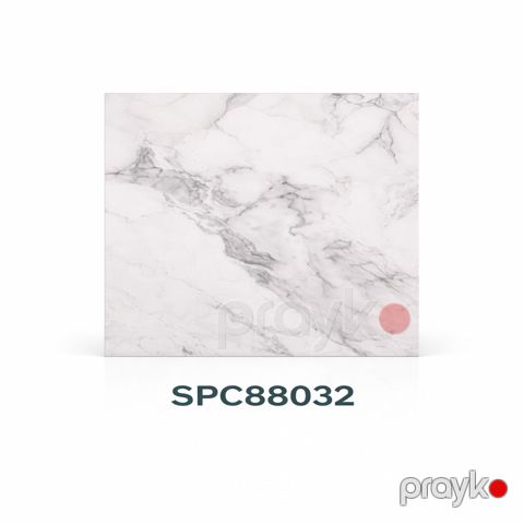 Dekorativ döşəmə örtüyü SPC88032, ağ, 60x60 sm — Bakı