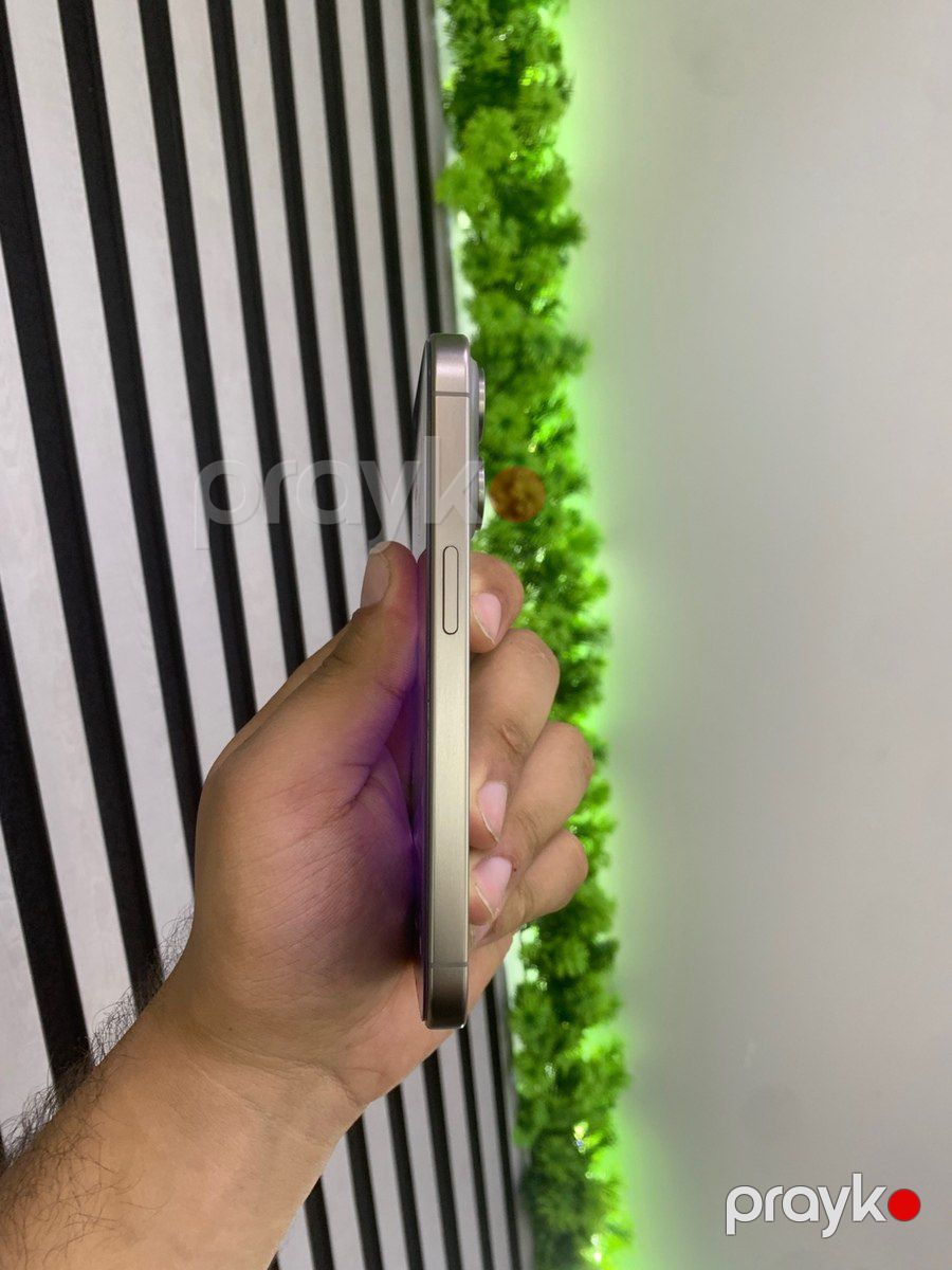Apple iPhone 15 Pro Natural Titanium 128GB/8GB — Smartfonlar, Bakı (5)