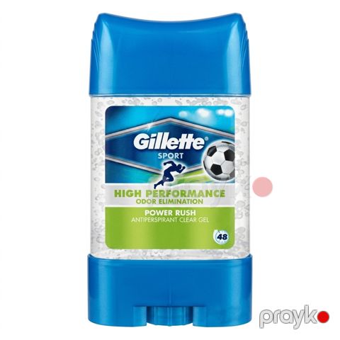 Gel antiperspirant Gillette Power Rush 70 ml — Bakı