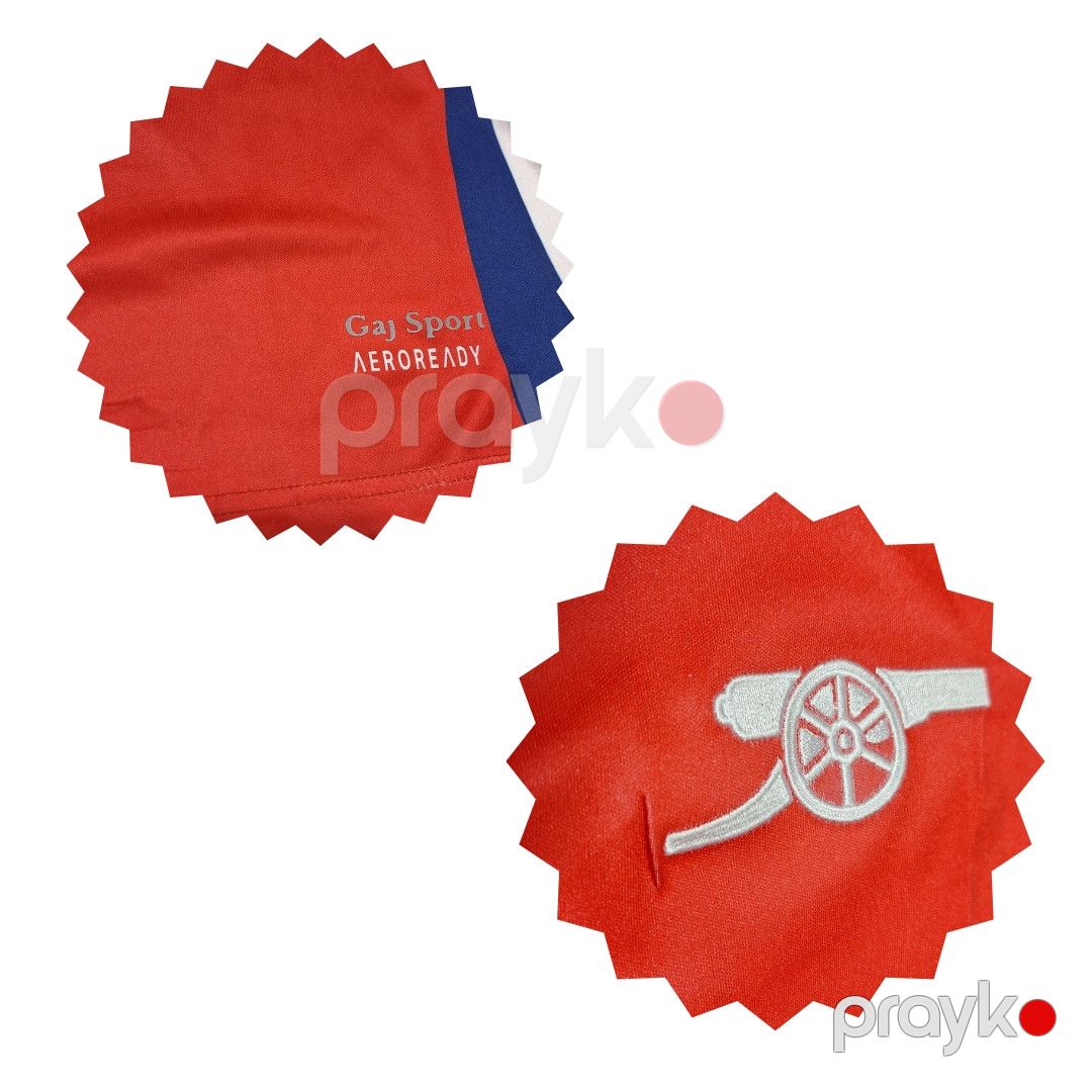 Futbol forması Arsenal, elastan/polyester, ağ/qırmızı, ölçü M — Mallar, Bakı (2)