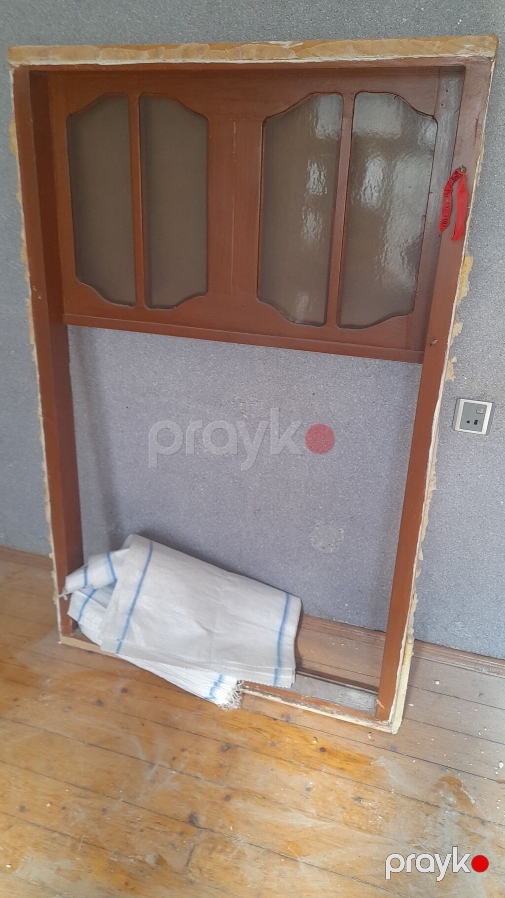 Taxta şüşəli qapılar və arakəsmə pəncərə dəsti - Material: ağac — Pəncərələr, qapılar, balkonlar, Xırdalan (2)
