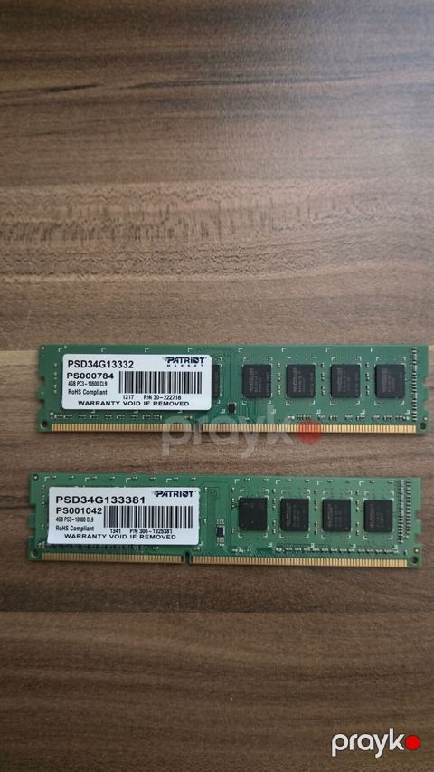Patriot Desktop RAM modulları - Modellər: PSD34G13332 və PSD34G133381 — Bakı