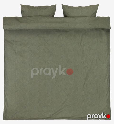 Yataq dəsti Jysk Tone, yorğan üzü 200x220 sm, yastıq üzü 50x70 sm (2 əd), ikinəfərlik, pambıq, yaşıl — Bakı