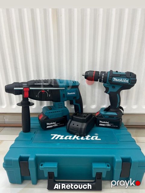 Makita akkumulyatorlu alət dəsti – perforator və zərbəli/vidalama