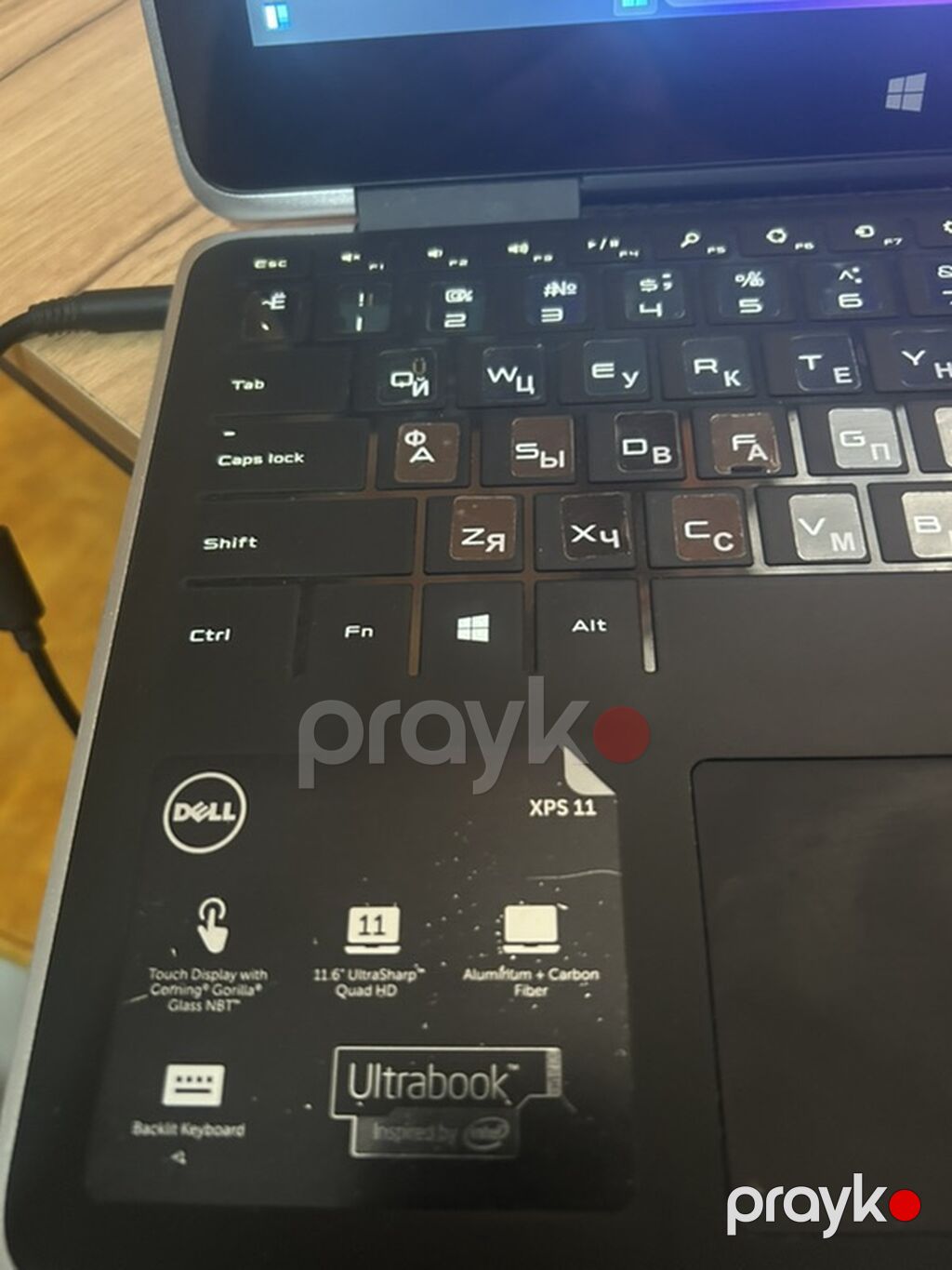 Dell XPS 11 2‑in‑1 Ultrabook -touchscreen, planşet kimi istifadə — Dell, Bakı (6)