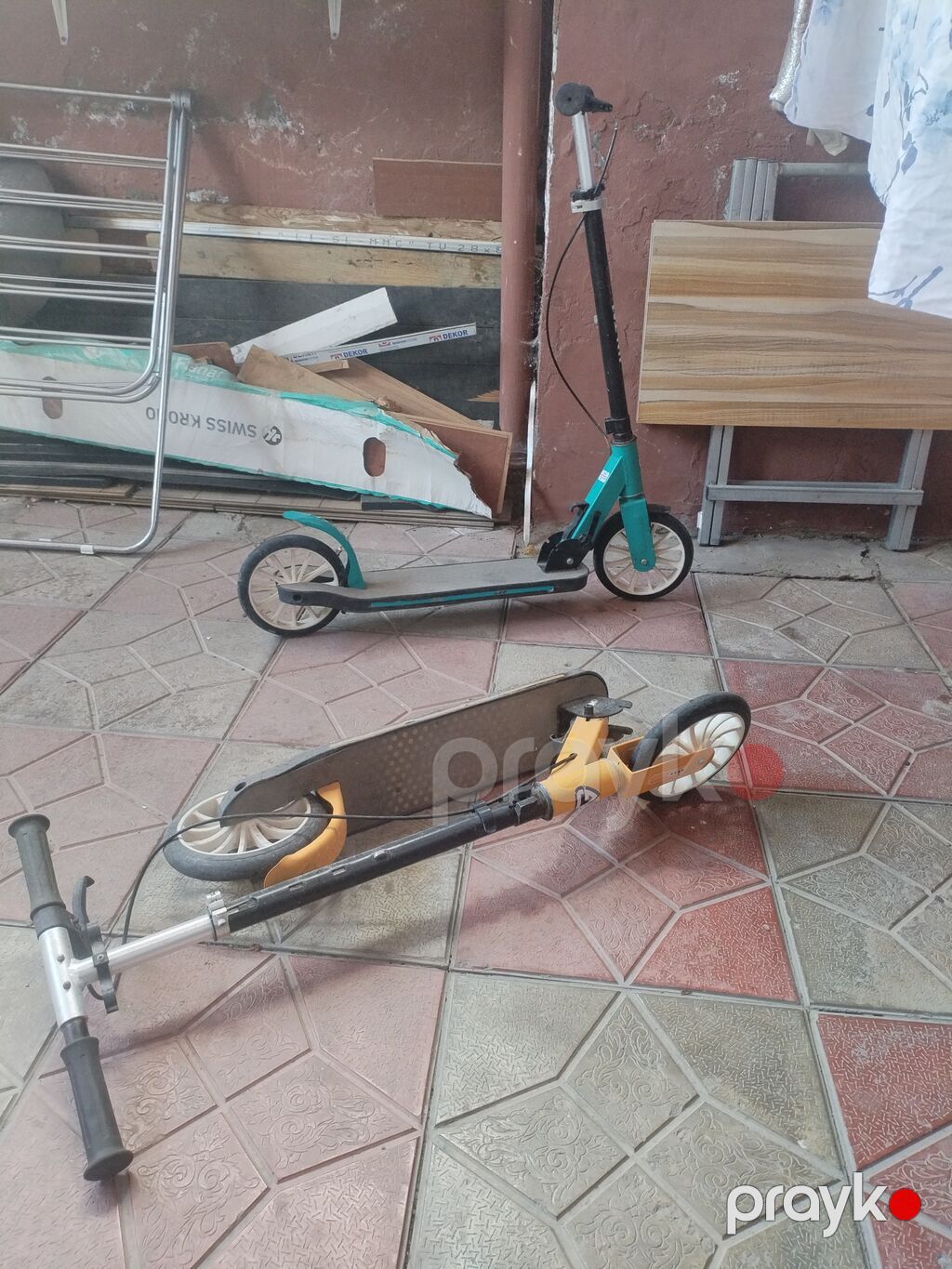 Böyüklər üçün şose tipli skuter - Korpus: yüngül və möhkəm alüminium — Skuterlər, Masazır (2)
