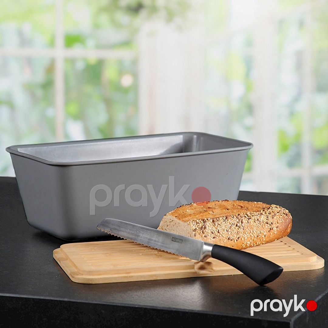 Çörək qabı Kesper, 36x21.5x17 sm, plastik, boz — Mallar, Bakı (3)