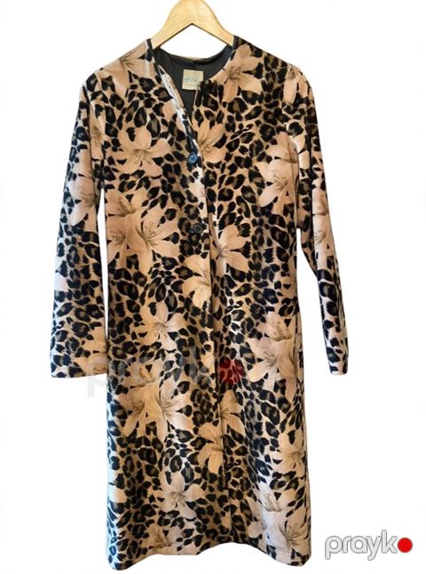 Trenç Plaș Leopard - Çiçəkli Model / 46 ölçü / Cavan xanım üçün — Bakı
