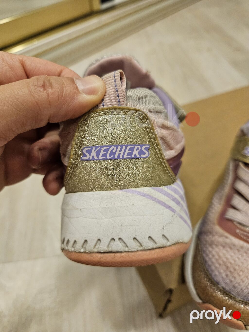 Rəng - Yasəmən Krossovkalar, Skechers, Ölçü: 30, Qız üçün — Uşaq ayakkabısı, Xırdalan (6)