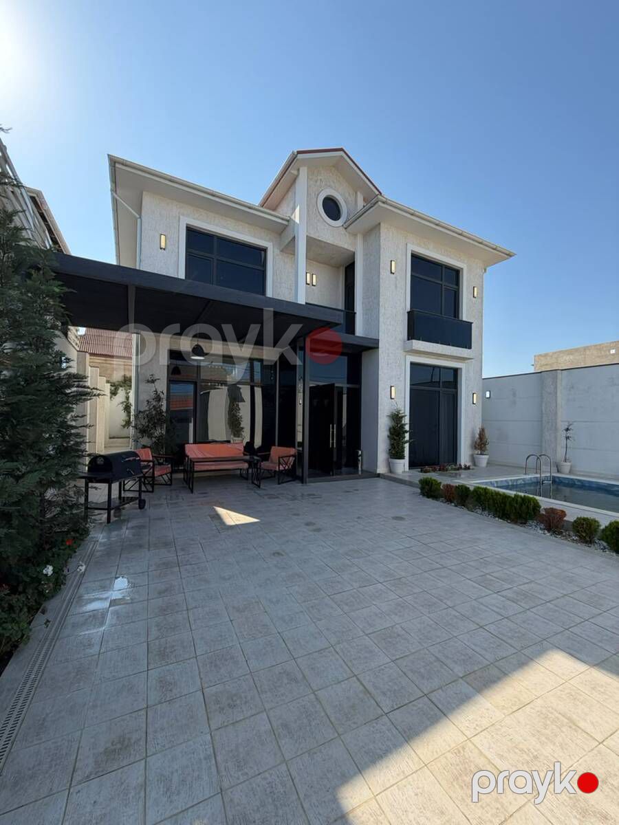 Satılır 5 otaqlı həyət evi/bağ evi 220 m² — Ev, villa, Bakı (2)