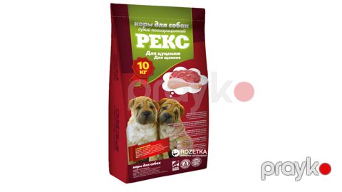 Quru yem Рекс, bala itlər üçün, 10 kq — Bakı