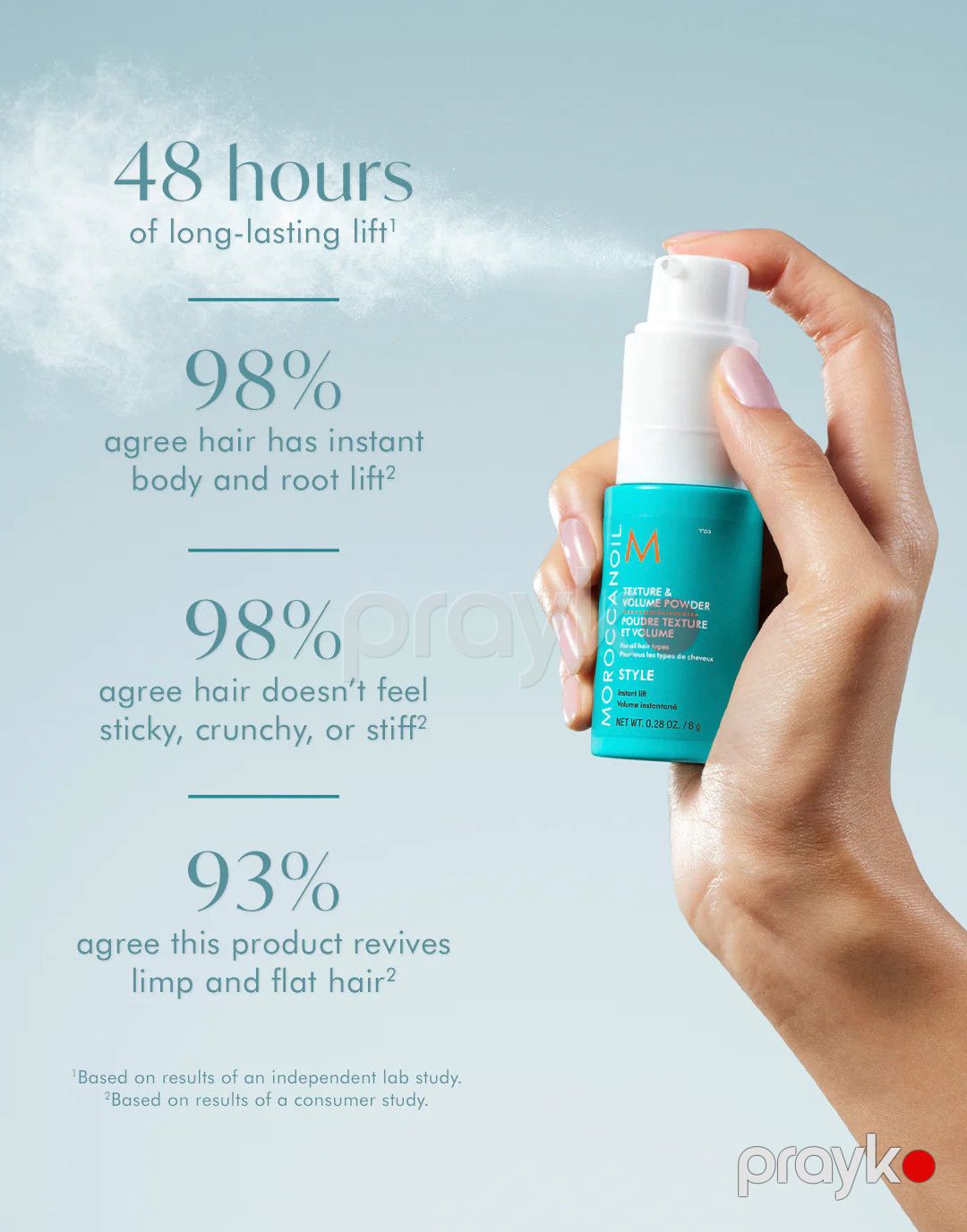 Saç üçün pudra Moroccanoil Texture & Volume Powder 8 q — Mallar, Bakı (2)