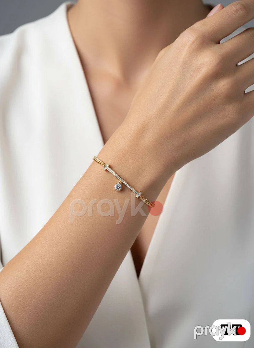 Bilərzik Luna Touch 9, polad, qızılı, 100 mm — Mallar, Bakı (2)