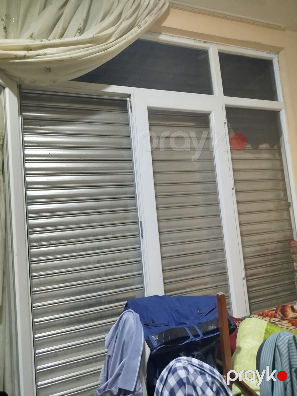 Metall jalüz qapı – mağaza/qaraj üçün çöldən çölə 3m 15sm enidir — Pəncərələr, qapılar, balkonlar, Gəncə (7)