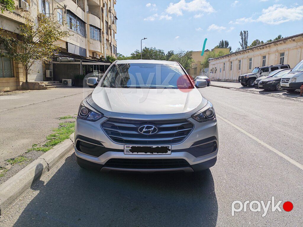 Hyundai Santa Fe, 2.4 L, 2017 il, 192 326 km — Avtomobillər, Bakı (6)