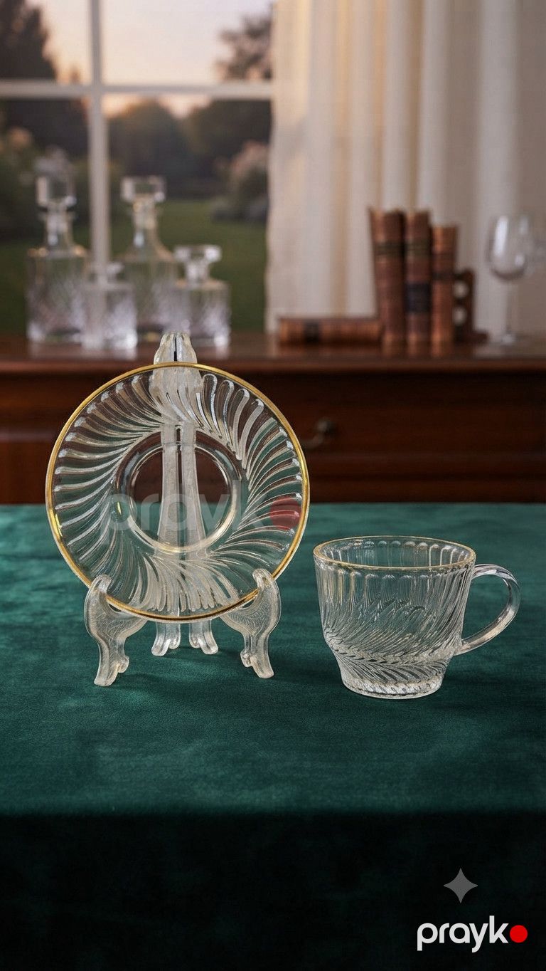 Fincan dəsti Buta Glass, şüşə, 12 ədəd, 240 ml — Mallar, Bakı (2)