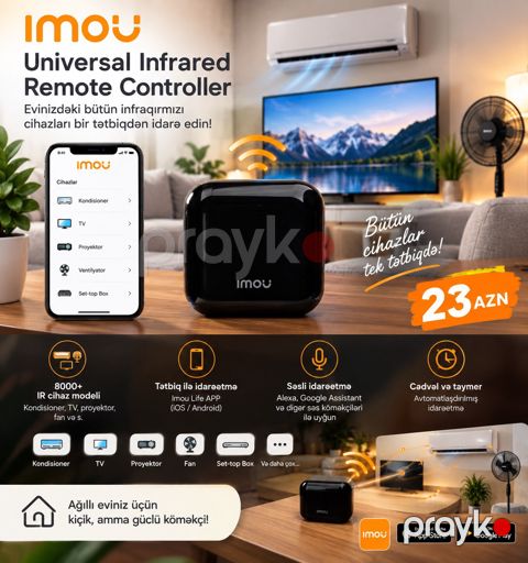 Imou IR1 – Telefonla İdarə Olunan Universal Ağıllı Pult — Bakı