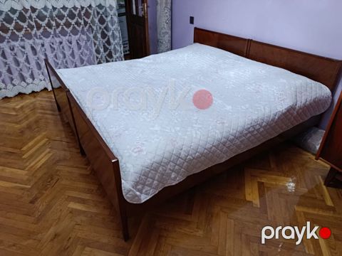 İkinefərlik taxta çarpayı - Material: keyfiyyətli ağac (taxta — Bakı