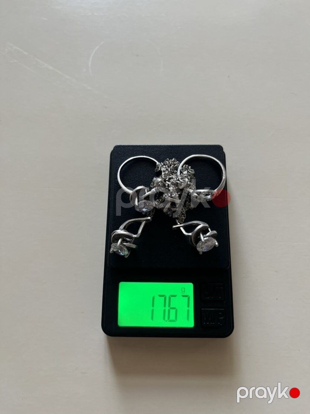 Dəstə daxildir: Boyunbağı, Gümüş, 925 Əyar, 17 g — Təklifler, Bakı (2)