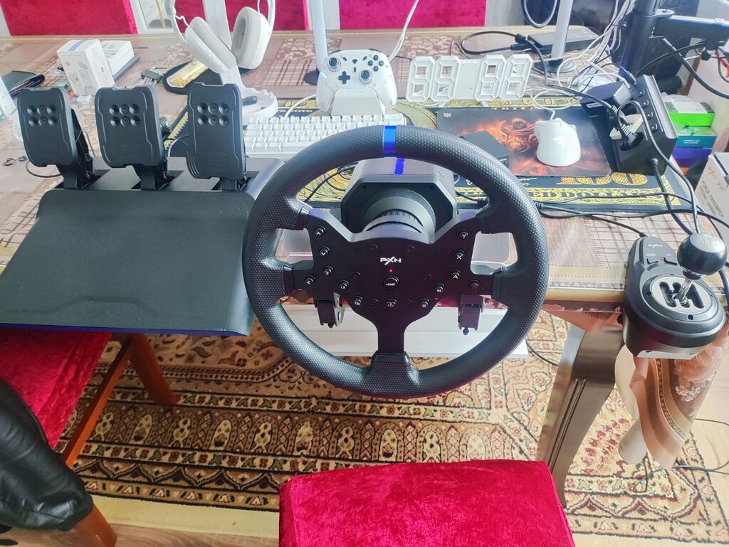 PXN sükan dəsti – sükan, pedallar və sürətlər qutusu Real alıcıya — Aksesuarlar, Bakı (4)