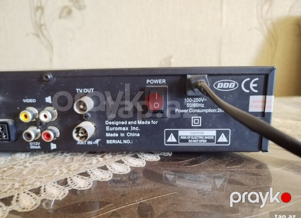 Euromax EM 777 rəqəmsal peyk qəbuledicisi. Sumqayitdadir. - DVB — Rəqəmsal və peyk TV, Sumqayıt (6)