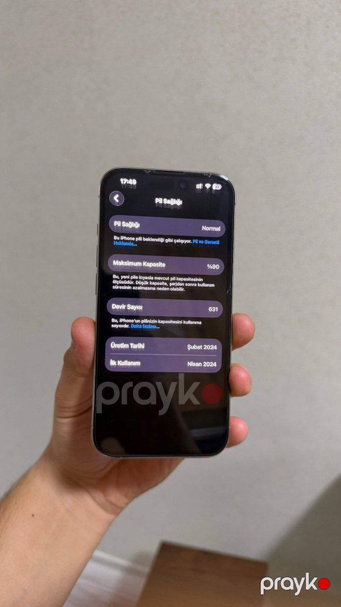 Apple iPhone 15 Pro Natural Titanium 128GB/8GB — Smartfonlar, Bakı (4)