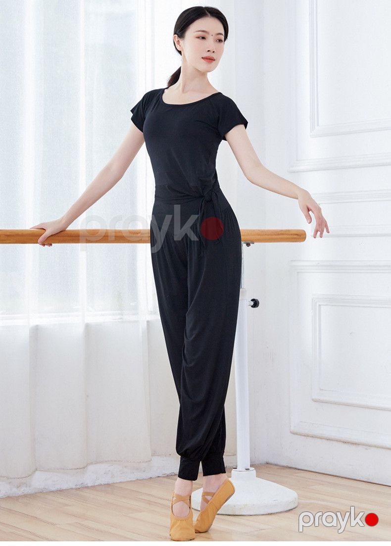 Rəqs məşqləri üçün şalvar, qara, pambıq, ölçü XL — Mallar, Bakı (2)