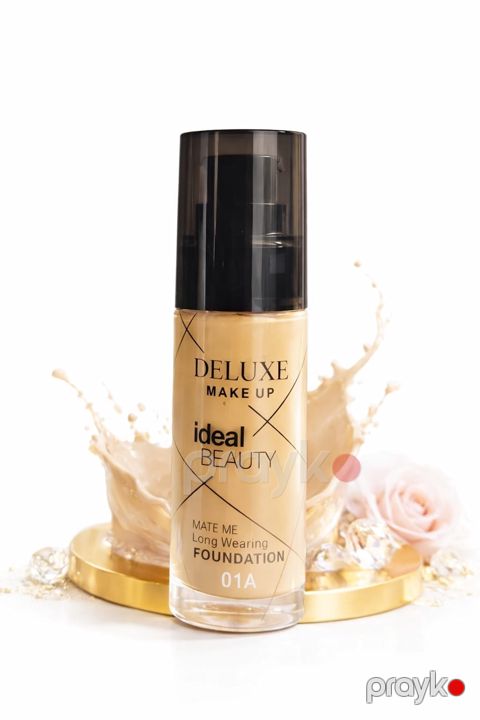 Tonal krem Deluxe ideal Beauty 01A açıq bej, 30 ml — Bakı