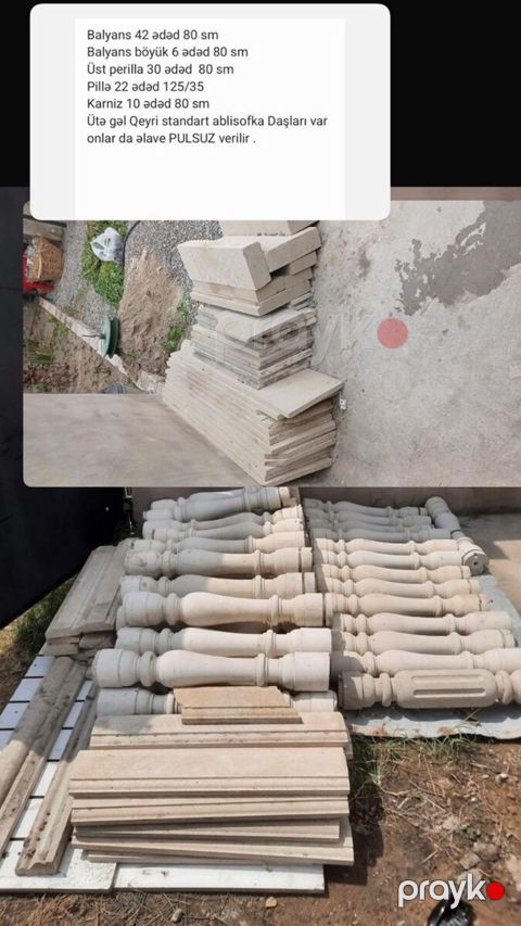 Balyans, məhəccər, pilləkən — Bakı
