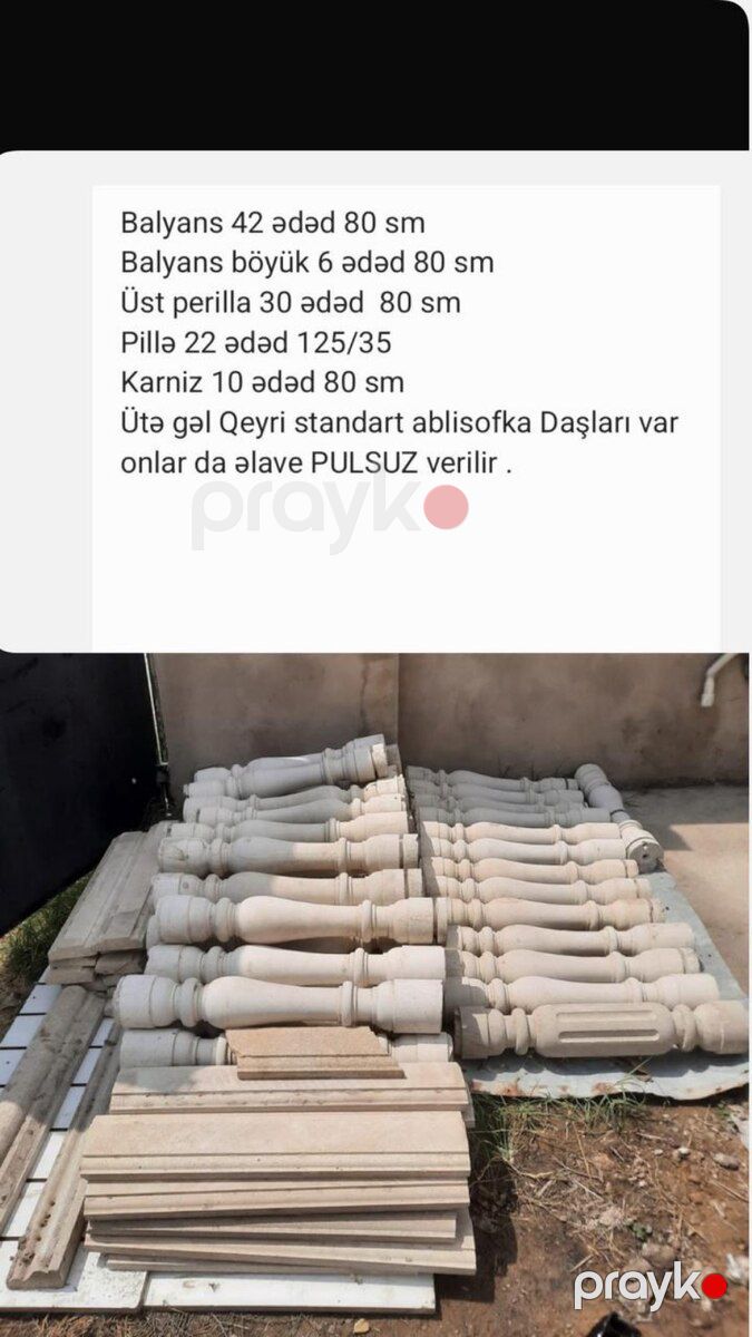 Balyans, məhəccər, pilləkən — Təmir və inşaat, Bakı (3)