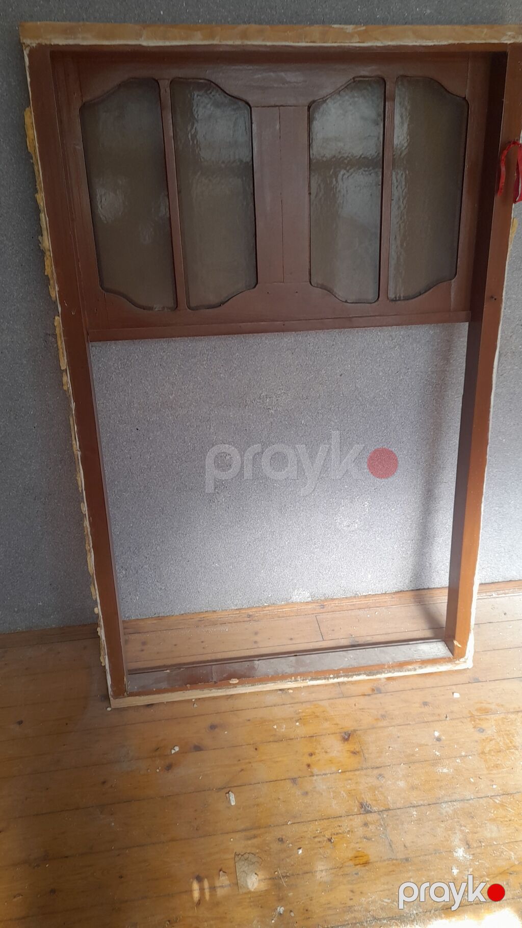 Taxta şüşəli qapılar və arakəsmə pəncərə dəsti - Material: ağac — Pəncərələr, qapılar, balkonlar, Xırdalan (4)