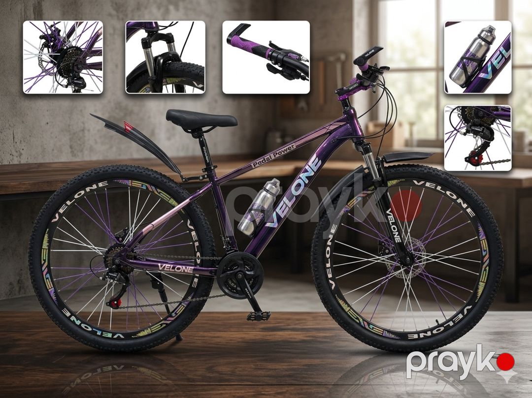 Dağ velosipedi Velone, 29", bənövşəyi — Velosipedlər, Bakı (3)