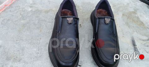 Məhsul: Kişi üçün qara rəngdə klassik loafers tipli ayaqqabı — Gəncə
