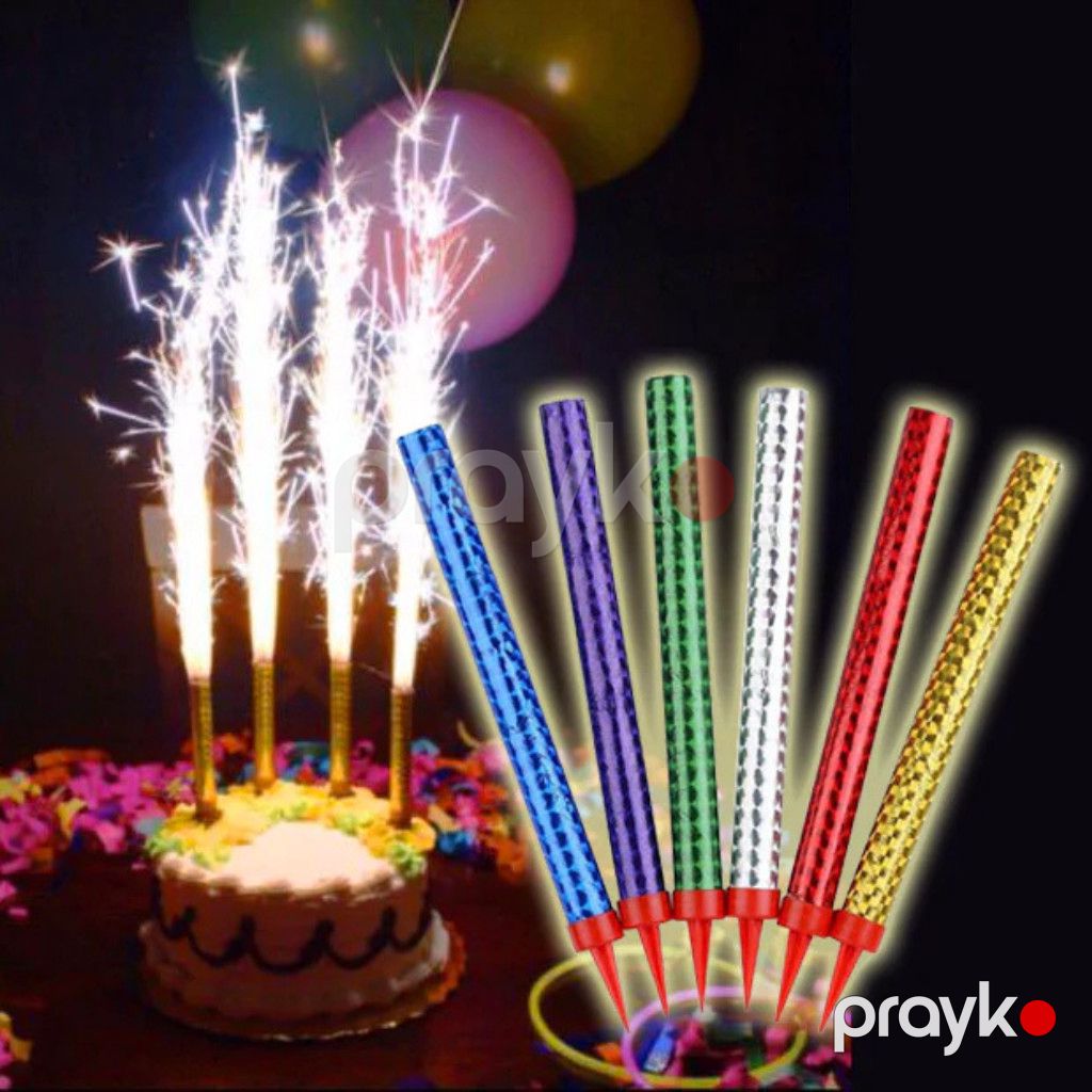 Şamlar-atəşfəşanlıq tort üçün 68513843, 15 sm, 6 əd — Mallar, Bakı (2)