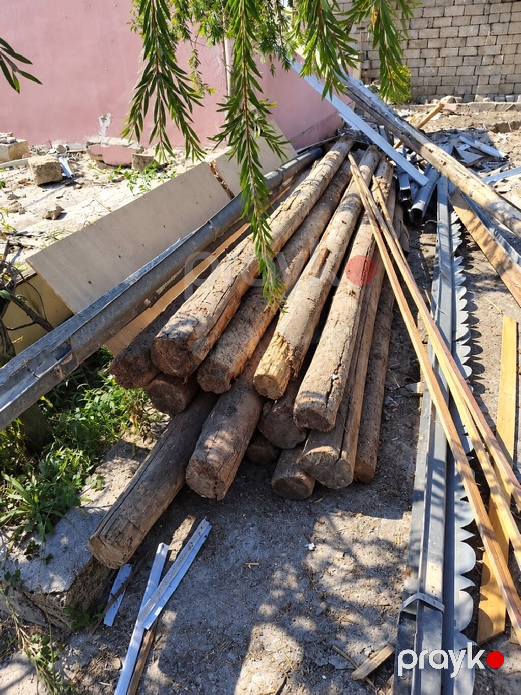 Tikinti üçün taxta materialları - Müxtəlif ölçülərdə taxta şalban və — Tikinti materialları, Masazır (2)