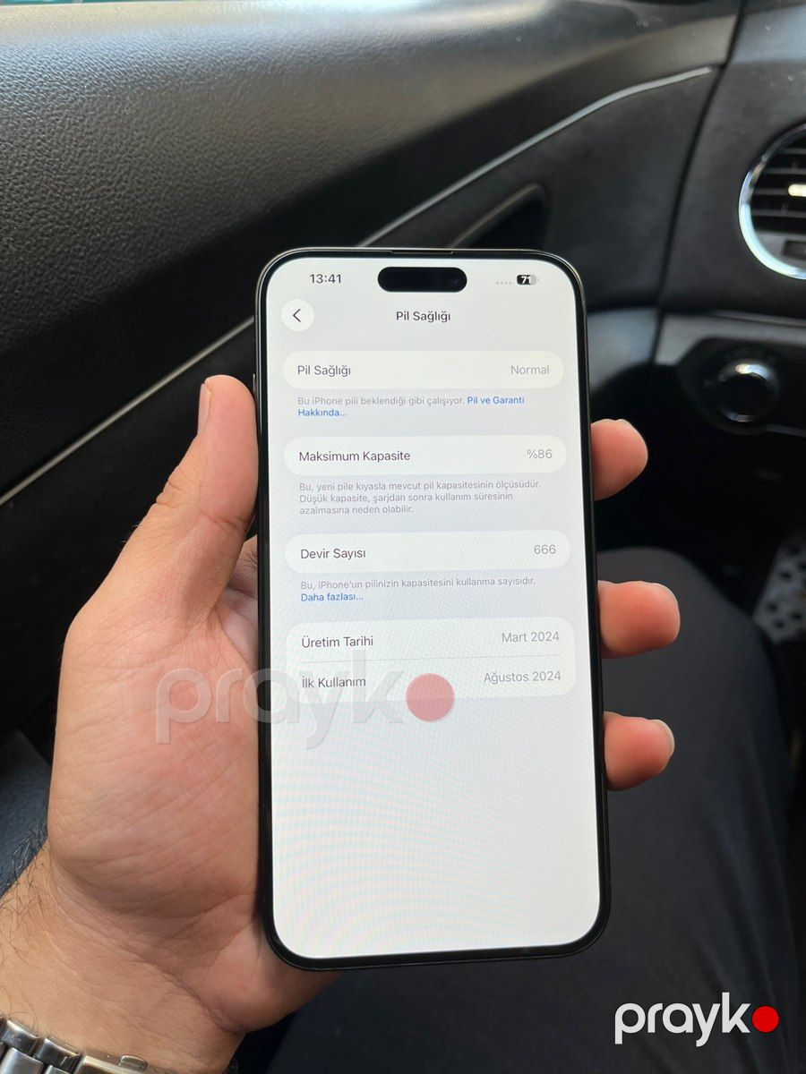 Apple iPhone 15 Pro Max Black Titanium 256GB/8GB — Smartfonlar, Bakı (7)