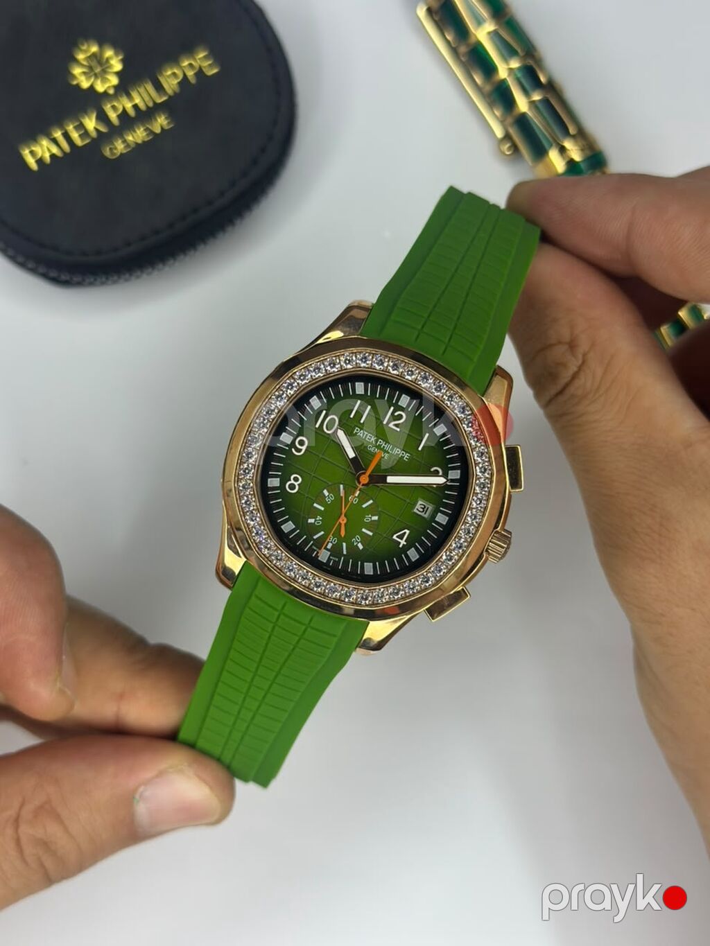 Yeni, Qol saatı, Patek Phillipe, rəng - Yaşıl — Qol saatları, Mehdiabad (7)