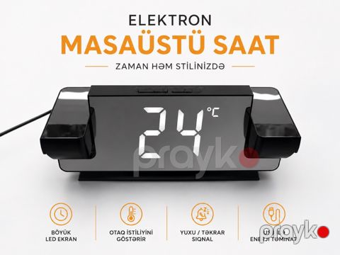 Elektron masaüstü saat — Bakı