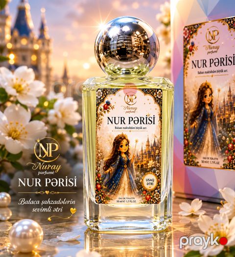 Nuray Parfume Nur Pərisi uşaqlar üçün tualet suyu 50 ml — Bakı